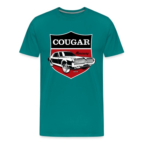 Classic Mercury Cougar crest - Men's Premium T-Shirt