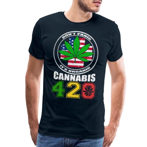 Side Splitting 420 My Medical Weed Marijuana - Men's Premium T-Shirt