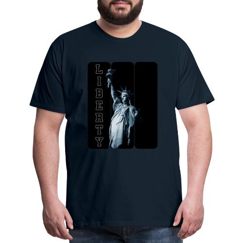 USA: Vertical Liberty - Men's Premium T-Shirt