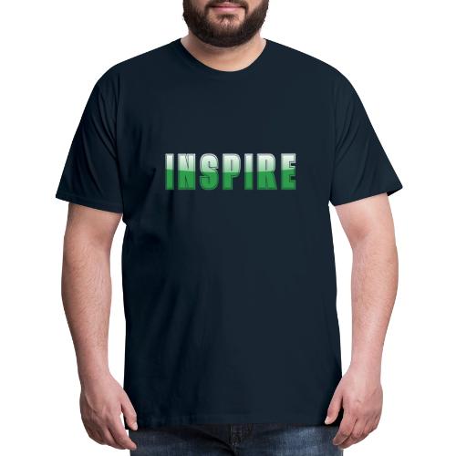 Inspire Word Art Design - Men's Premium T-Shirt