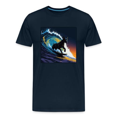 Black Dog Dawn Patrol - Men's Premium T-Shirt