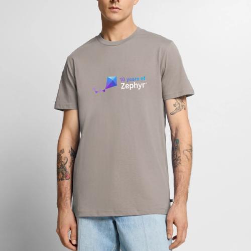 Zephyr 10th Anniversary Horizontal Color Reversed - Men's Premium T-Shirt