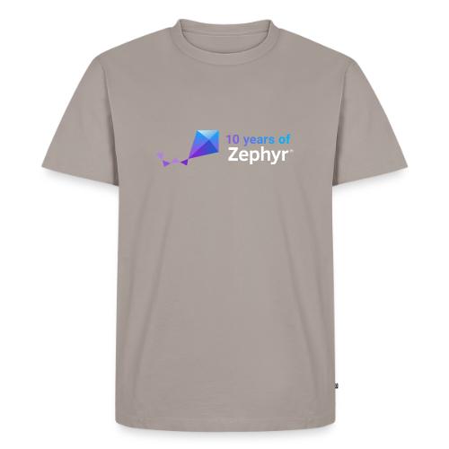 Zephyr 10th Anniversary Horizontal Color Reversed - Men's Premium T-Shirt