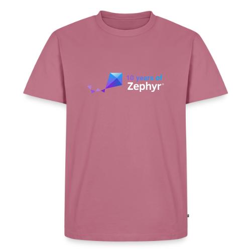 Zephyr 10th Anniversary Horizontal Color Reversed - Men's Premium T-Shirt