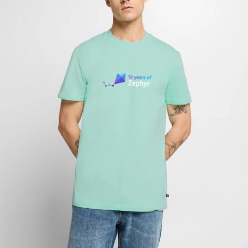 Zephyr 10th Anniversary Horizontal Color Reversed - Men's Premium T-Shirt