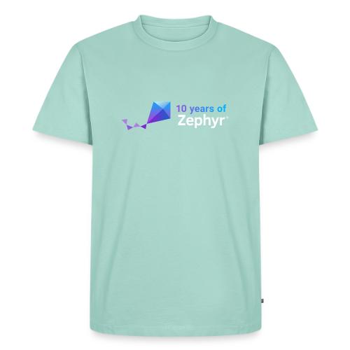 Zephyr 10th Anniversary Horizontal Color Reversed - Men's Premium T-Shirt