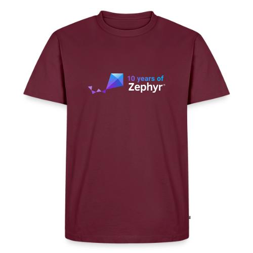 Zephyr 10th Anniversary Horizontal Color Reversed - Men's Premium T-Shirt