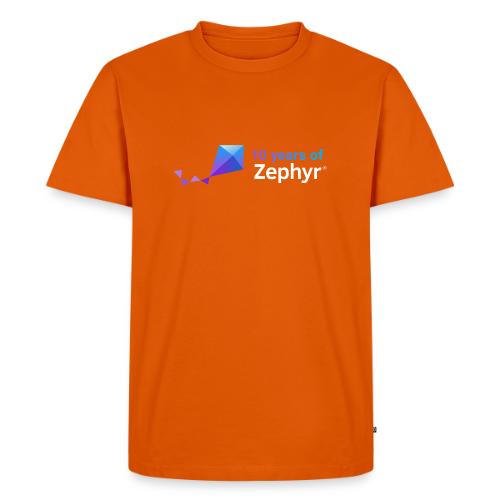 Zephyr 10th Anniversary Horizontal Color Reversed - Men's Premium T-Shirt