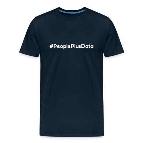 #PeoplePlusData (dark) - Men's Premium T-Shirt