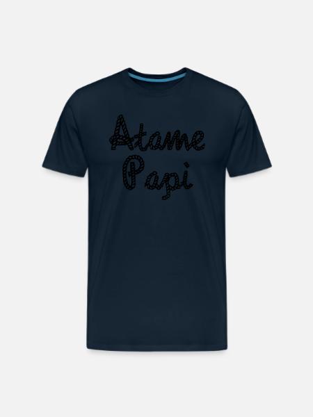 Atame Papi - Men's Premium T-Shirt - deep navy