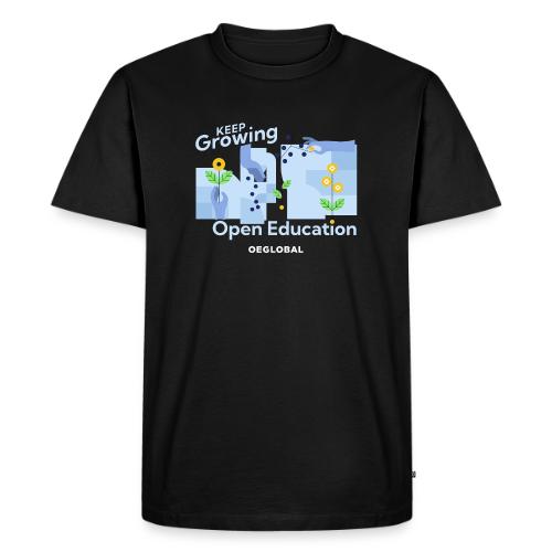 Keep Growing Open Education (dark) - Men's Premium T-Shirt
