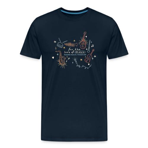 RMF Instrument Doodle Design - Men's Premium T-Shirt