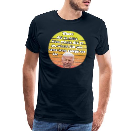 Sleepy Eye Joe - Men's Premium T-Shirt