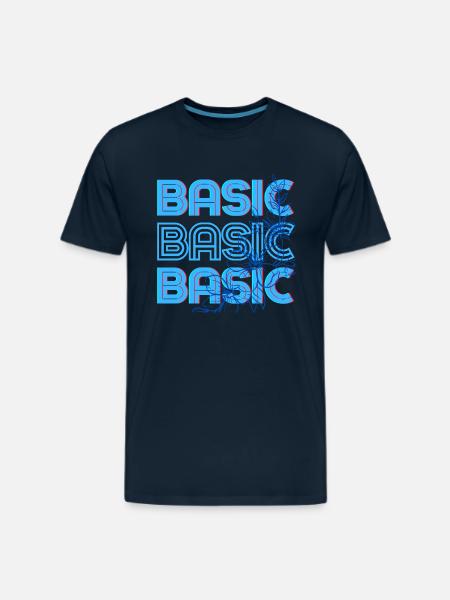 Basic - Men's Premium T-Shirt - deep navy