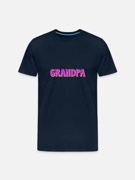 grandpa - Men's Premium T-Shirt - deep navy