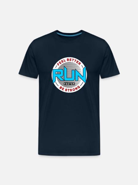 46 run - Men's Premium T-Shirt - deep navy
