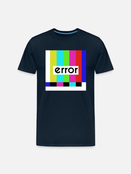 Error humor - Men's Premium T-Shirt - deep navy