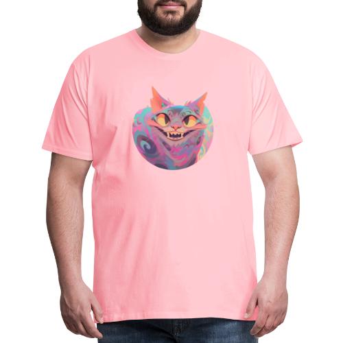 Handsome Grin Cat - Men's Premium T-Shirt