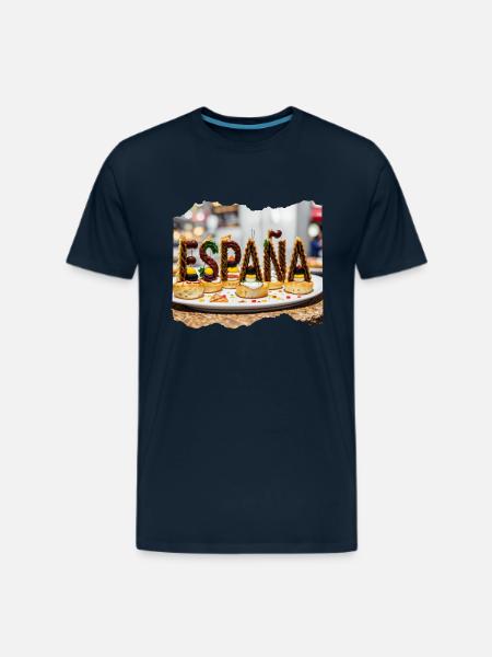 ESPAÑA 24 25 - Men's Premium T-Shirt - deep navy
