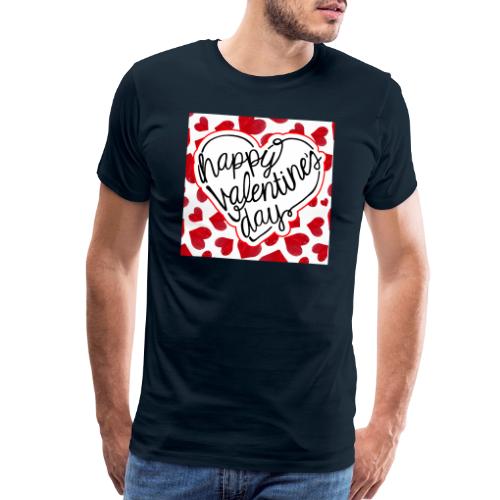 Valentine's Day Designs, February 14, Love Friends - Men's Premium T-Shirt