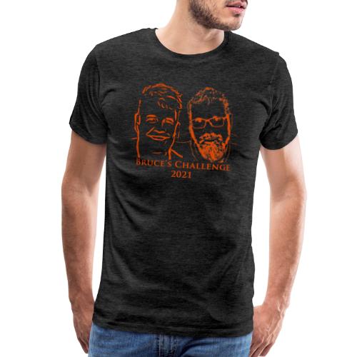 Bruces Challenge Orange Clear 2021 - Men's Premium T-Shirt