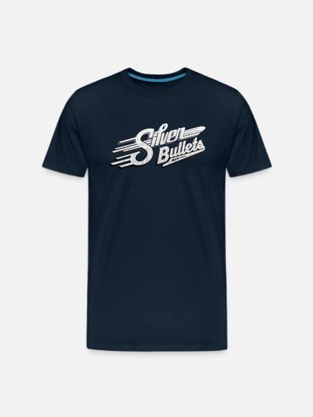 Silver Bullets Softball - Men's Premium T-Shirt - deep navy