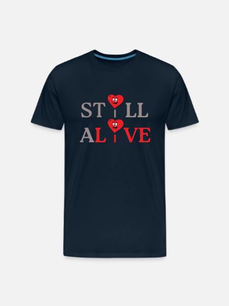 Live - Men's Premium T-Shirt - deep navy