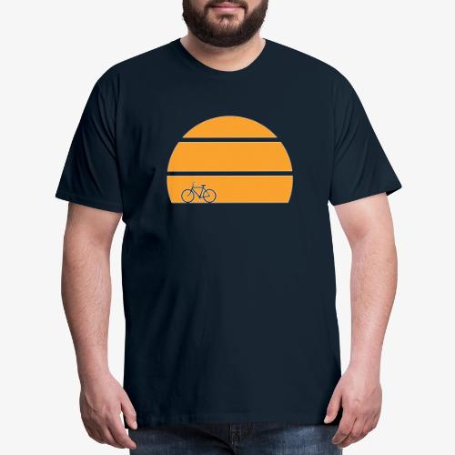 Bicycle Sunset v2 - Men's Premium T-Shirt