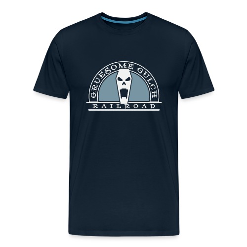 Gruesome Gulch Railroad Herald - Men's Premium T-Shirt