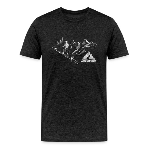 Skimo Race Scene - Men's Premium T-Shirt