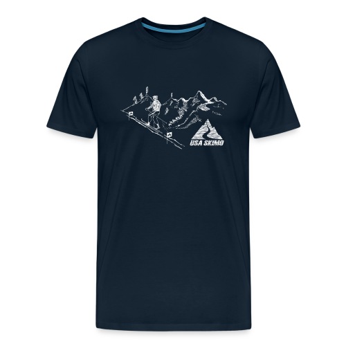 Skimo Race Scene - Men's Premium T-Shirt
