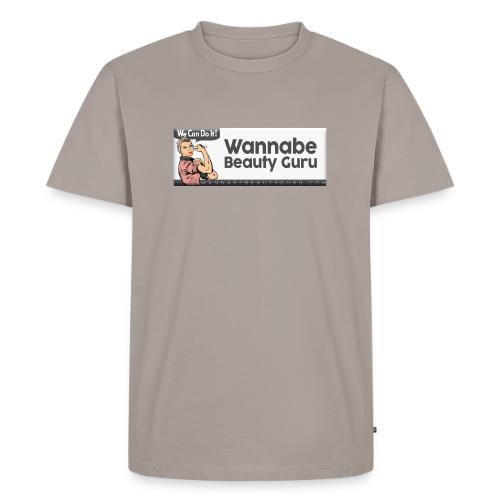 Wannabe Beauty Guru Logo| - Men's Premium T-Shirt