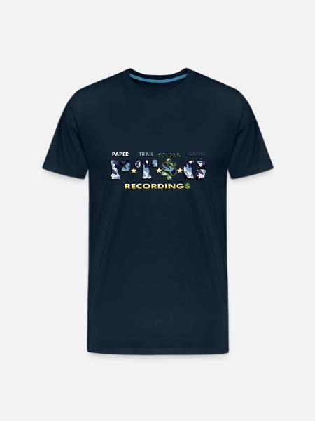 Blue Camo - Men's Premium T-Shirt - deep navy