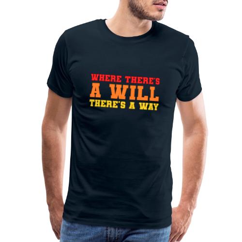 Willpower Wins - Men's Premium T-Shirt