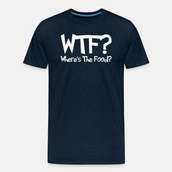 WTF? Where's The Food? - Premium T-shirt for men