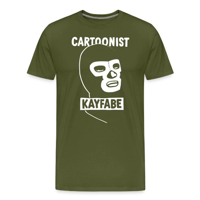 Cartoonist Kayfabe Wrestling Mask
