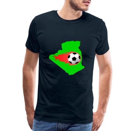 Algerian Football Fire - Men's Premium T-Shirt
