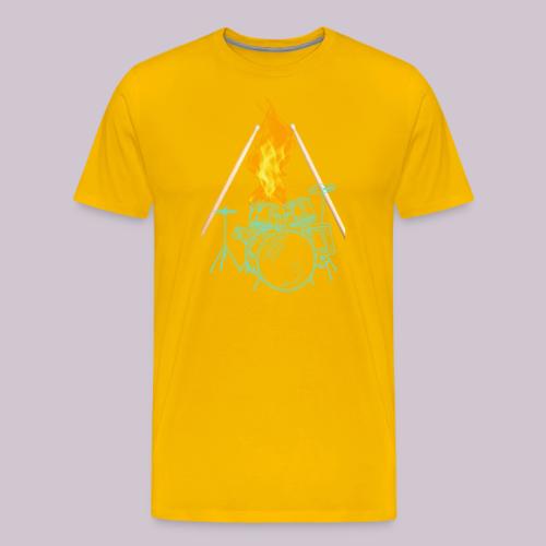 Drums on Fire - Men's Premium T-Shirt