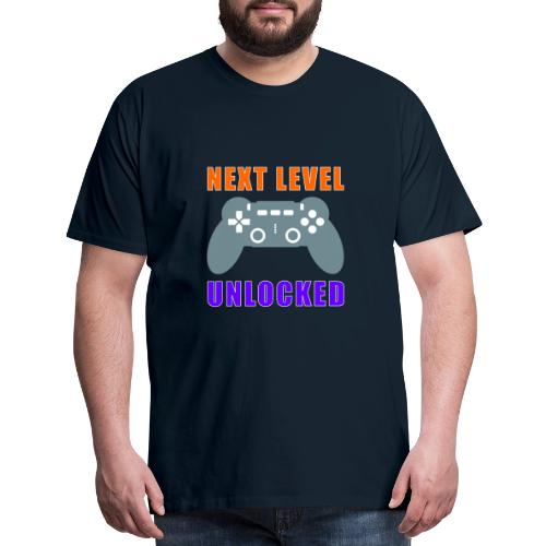 Next Level Unlocked Gamer Design - Men's Premium T-Shirt