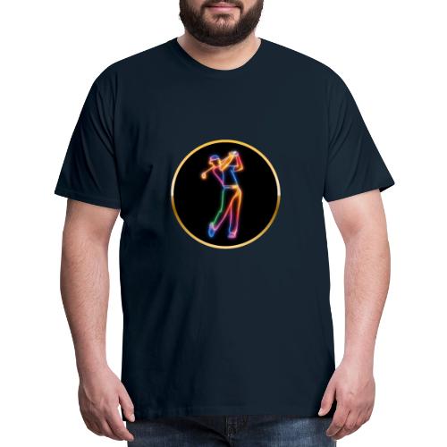 Golf: Spectrum Swing - Men's Premium T-Shirt