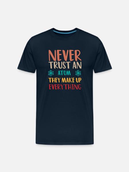 Make Up Everything - Men's Premium T-Shirt - deep navy