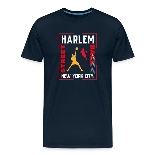 Harlem Street Ball New York City Design - Men's Premium T-Shirt
