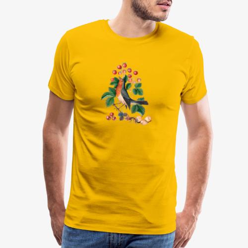 European robin - Men's Premium T-Shirt
