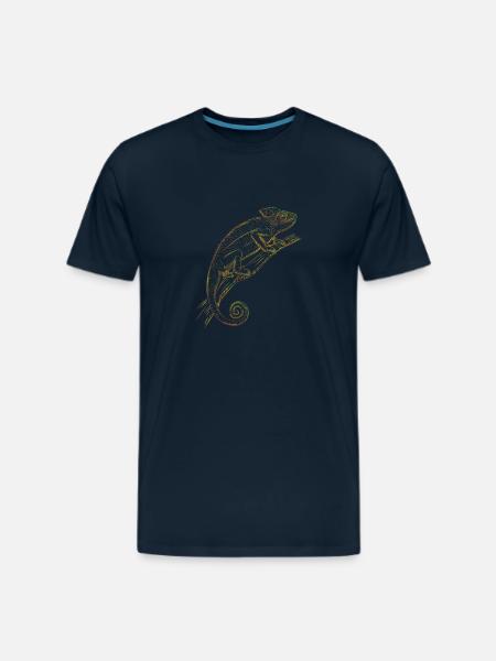 Chameleon - Men's Premium T-Shirt - deep navy