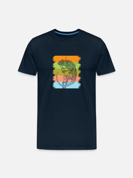 Chameleon - Men's Premium T-Shirt - deep navy
