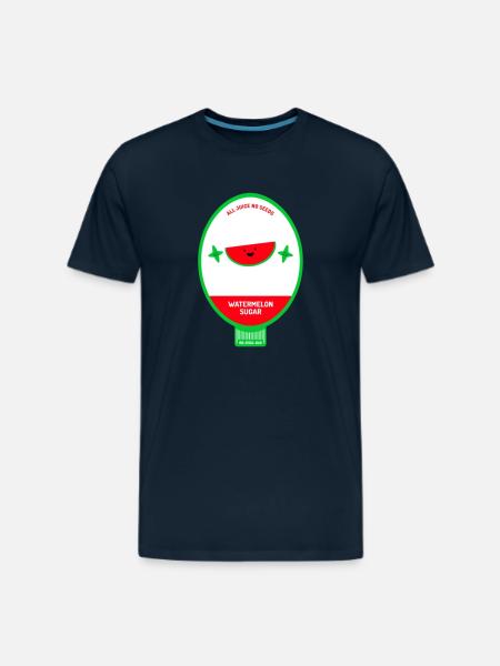 All Juice No Seeds Cap - Men's Premium T-Shirt - deep navy