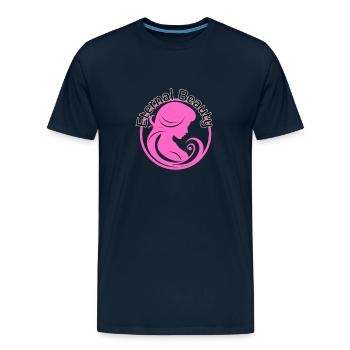 Eternal Beauty - Men's Premium T-Shirt - deep navy - Front - Liam (192cm)