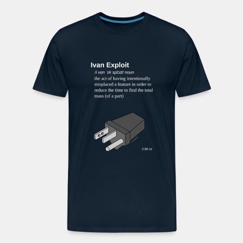 Ivan Exploit - 3D CAD Speedmodeling - US version - Men's Premium T-Shirt