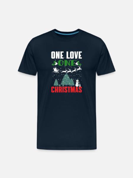 One Christmas - Men's Premium T-Shirt - deep navy