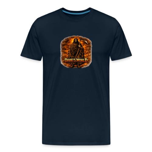 DJUKI’S WORLD – Kalru in Flames - Men's Premium T-Shirt